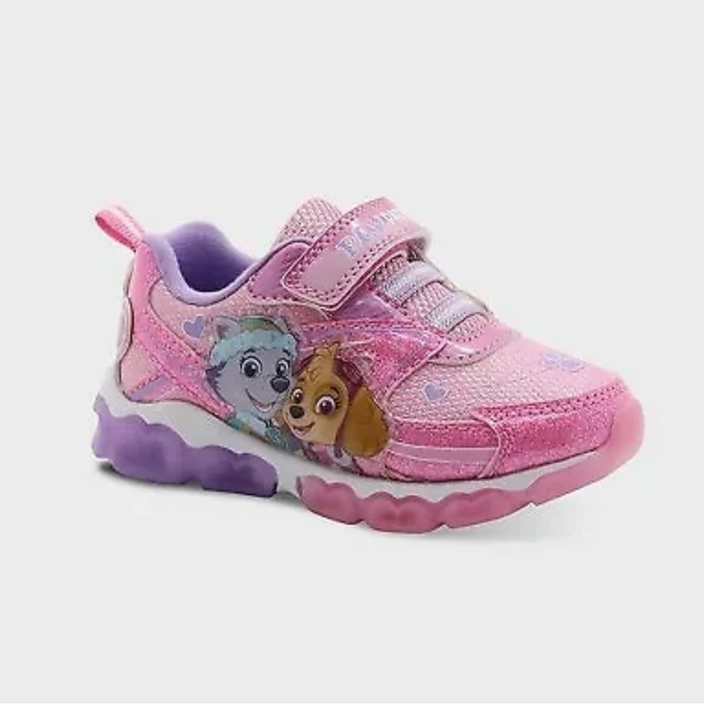 Nickelodeon PAW Patrol Toddler Girls' Light-Up Sneakers - Size 7 New